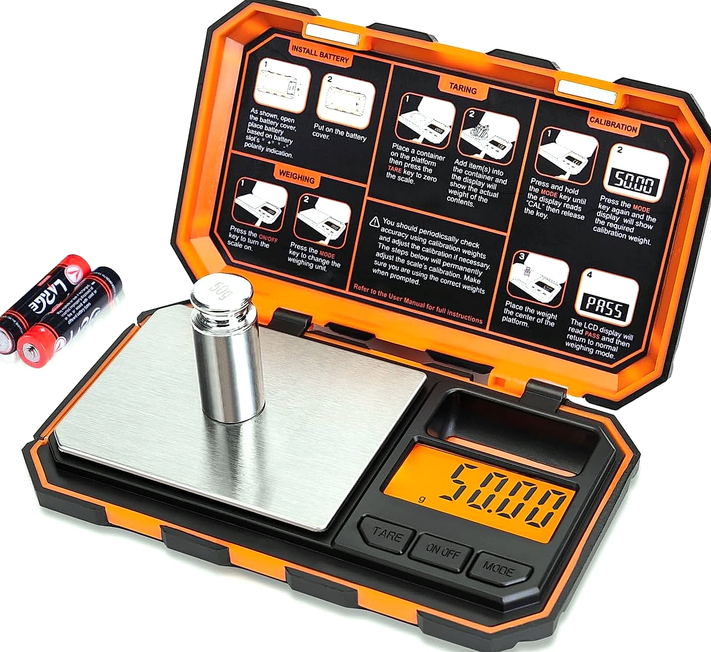 Fuzion Digital Pocket Scale 500g x 0.01g Gram Scale