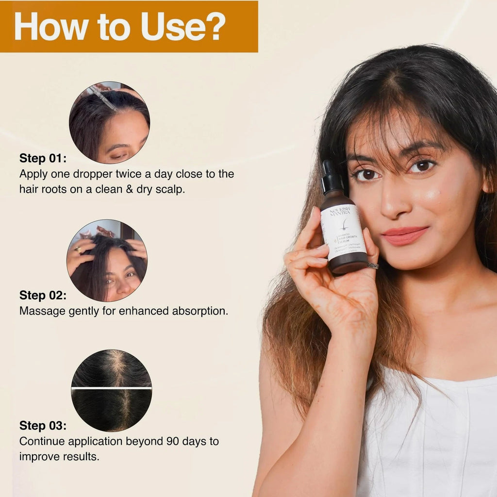 Advanced Hair Growth Vitalizer 50ml, 3% Redensyl, 2% Anagain, 2% Procapil, 5% Rice Water...