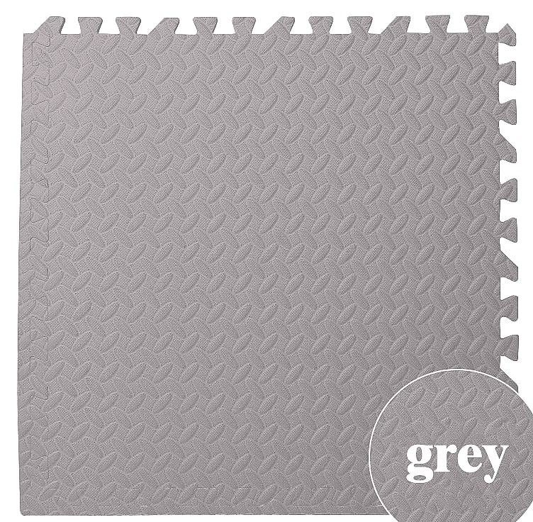 DHDH 30x30cm EVA Foam Gym Mat, 16-Piece Interlocking Floor Tiles