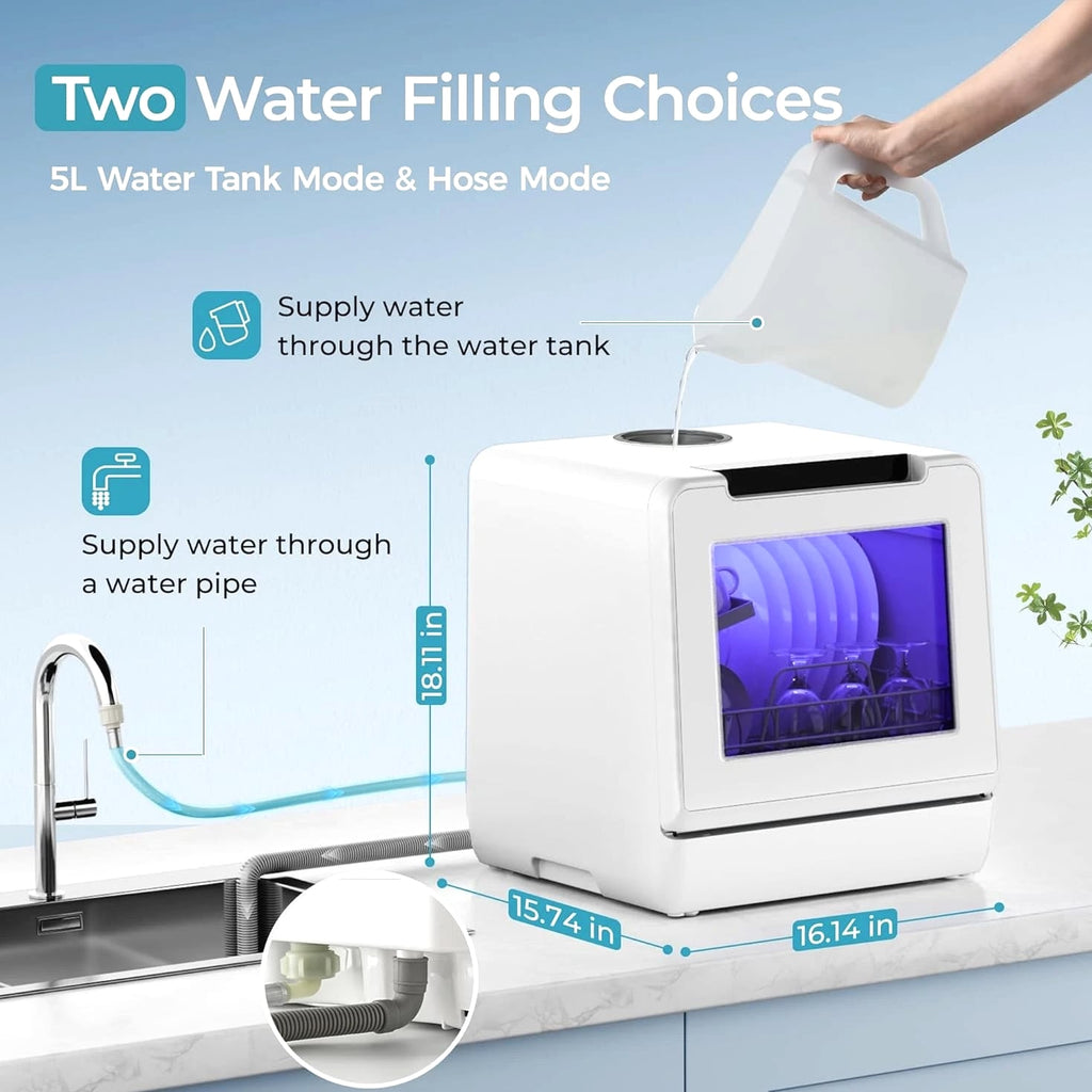 Countertop Dishwasher Portable, Clearance Blowout | Random Color OR MODEL