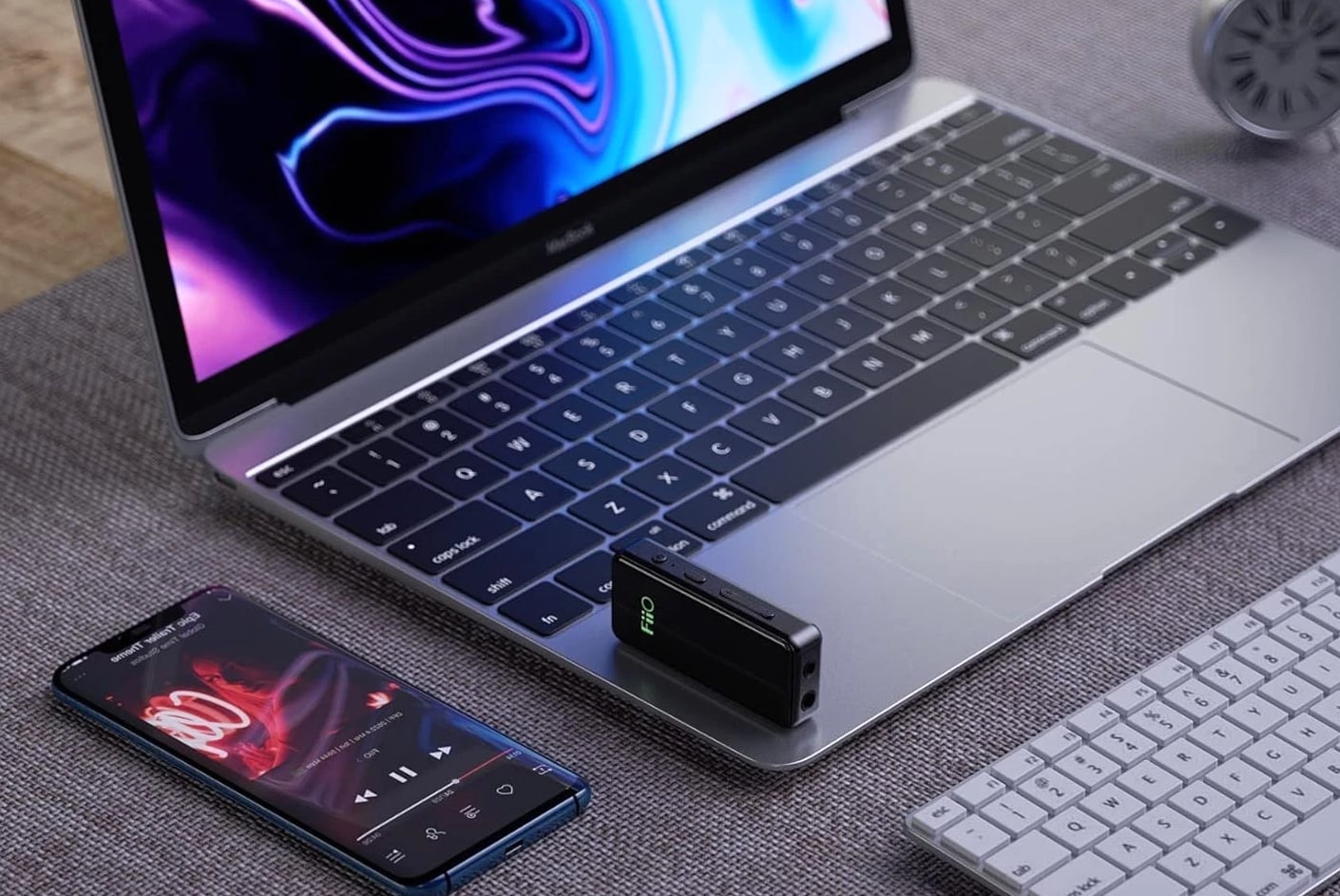 Dual DAC Bluetooth Amp High-Resolution Support - Black