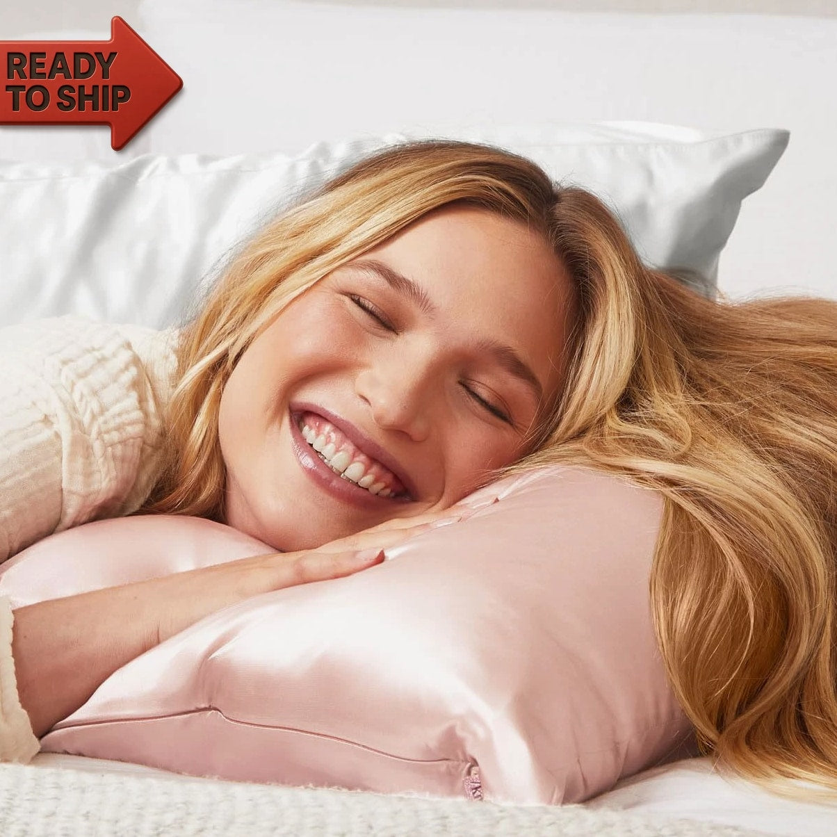 Satin Pillowcase, Softer than Silk Pillow Cases King, Cooling Pillow Covers, Sa