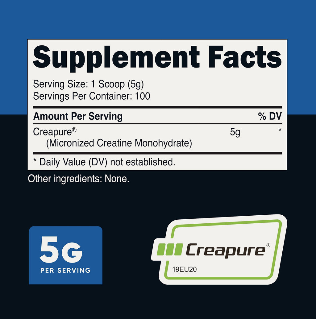 Nutricost Creapure Creatine Monohydrate 500g Powder