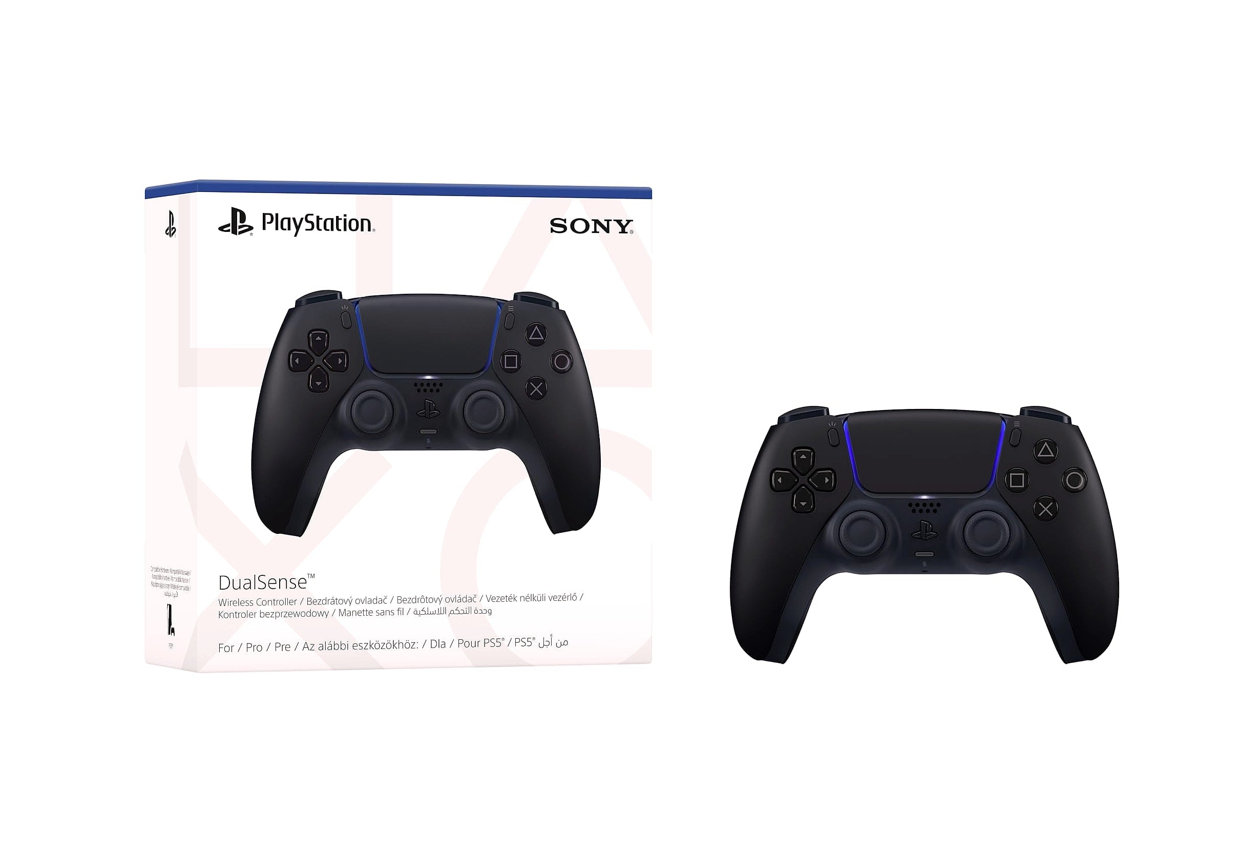 PlayStation DualSense Wireless Controller Midnight Black for PS5