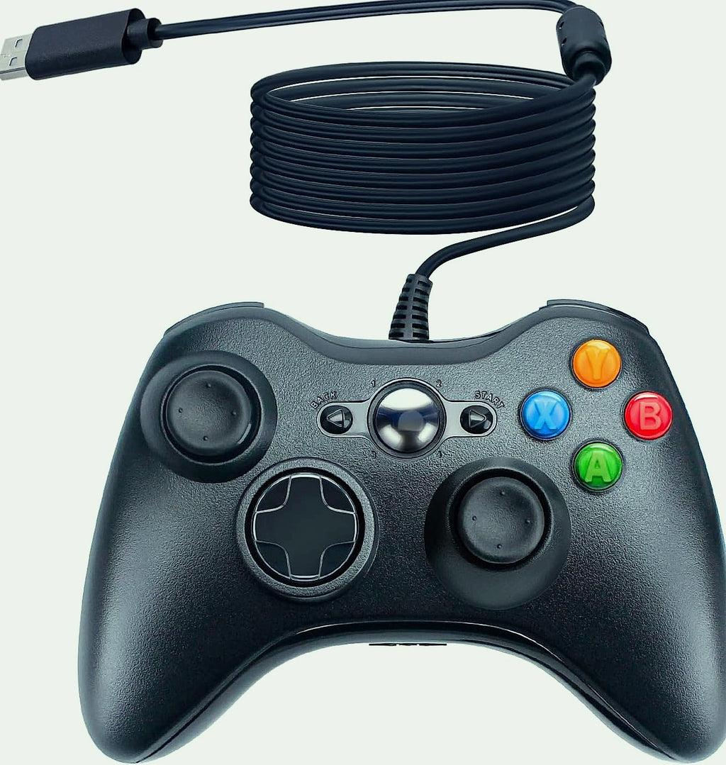 OSTENT Wired USB Controller Gamepad for Xbox 360 and PC