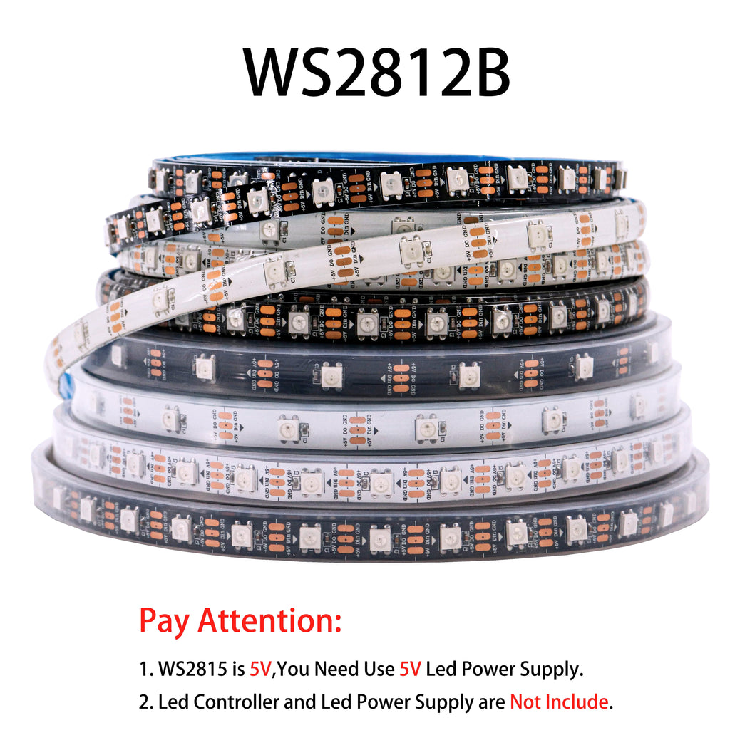Xnbada WS2812B RGB LED Strip Lights Individually Addressable