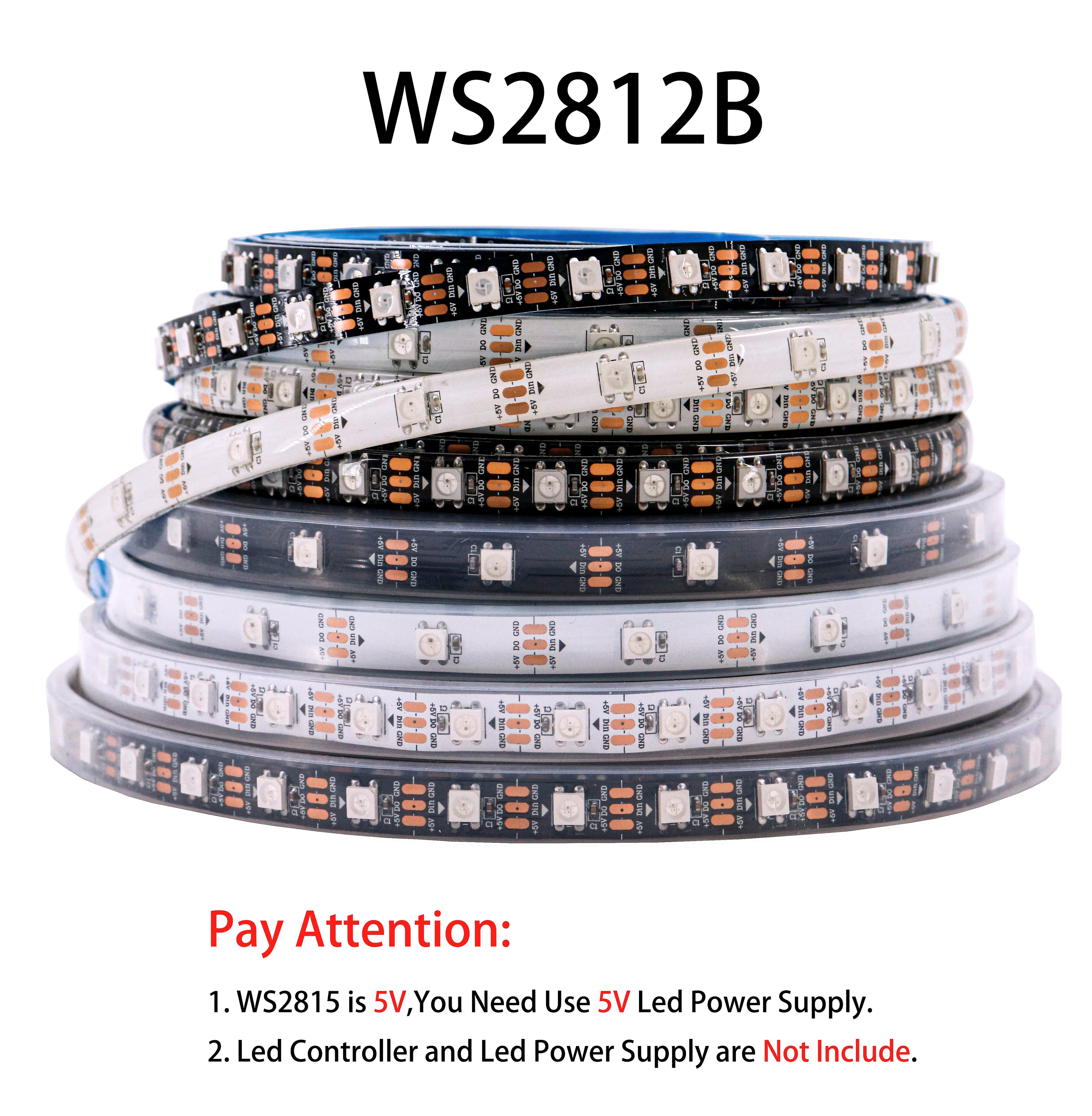 Xnbada WS2812B RGB LED Strip Lights Individually Addressable