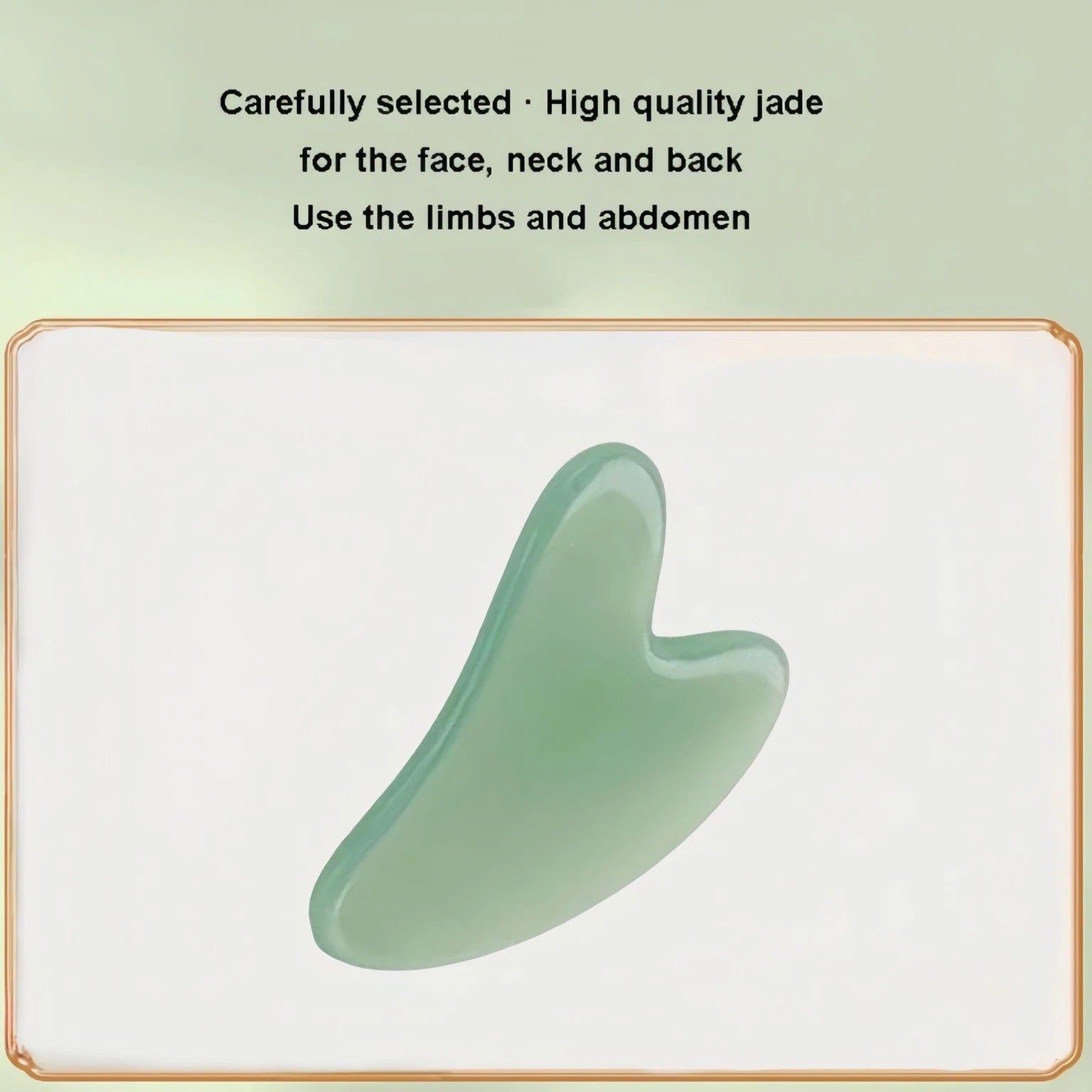 Gua Sha Board 2 Pc Massage Stone for Facial Body Skincare Roller Scraping Tool