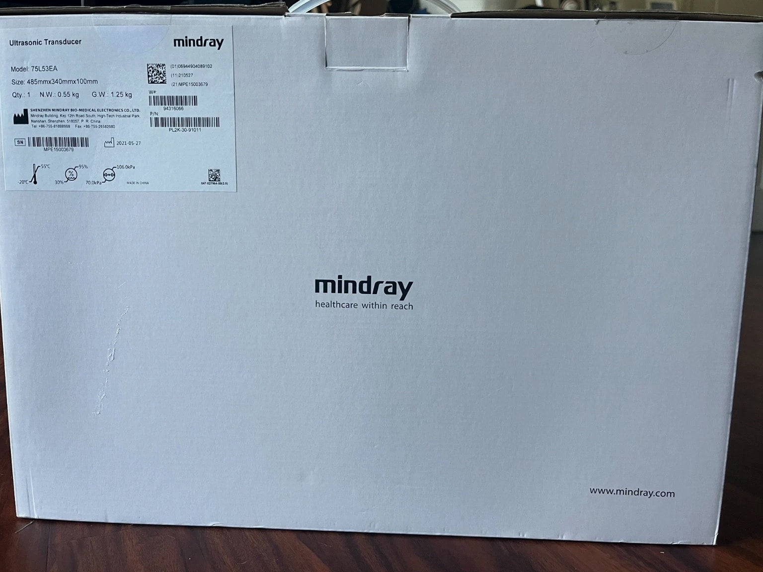 Mindray DP50 Portable Ultrasound Machine with Two Linear Probes