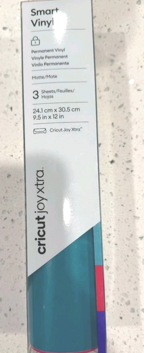 Cricut Joy Xtra SMART permanent VINYL 9.5 x 12inch