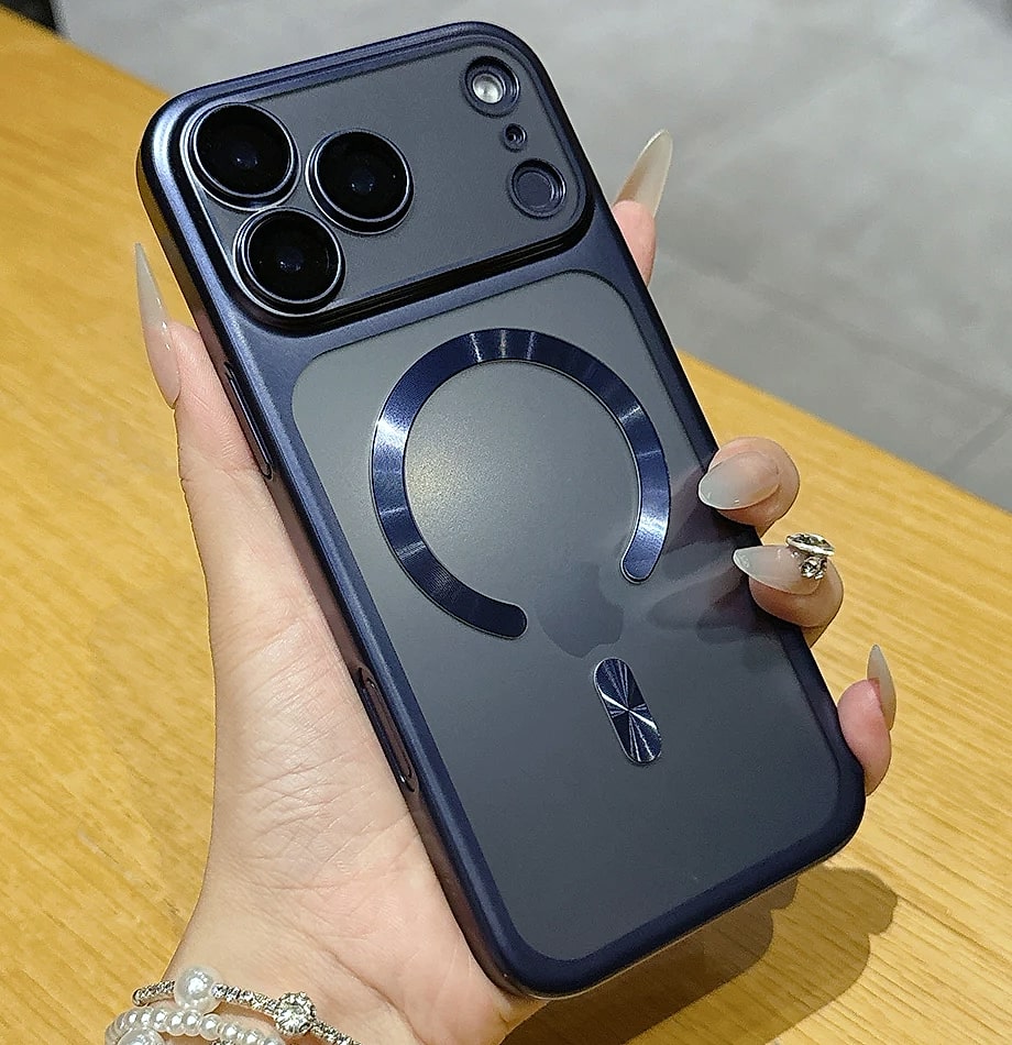 Matte Translucent Magnetic iPhone 17 Pro Max Case with Magsafe