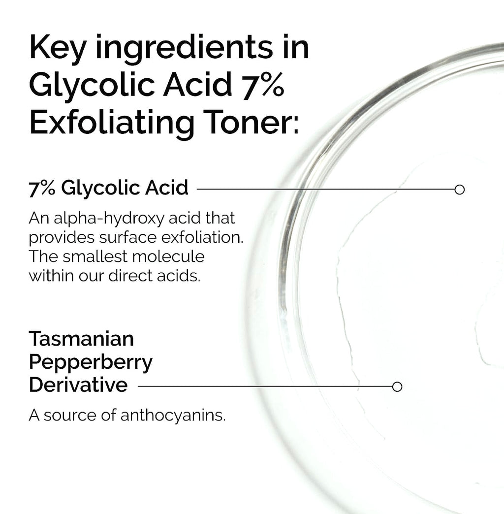 The Ordinary Glycolic Acid 7% Exfoliating Toner for Even Skin Tone