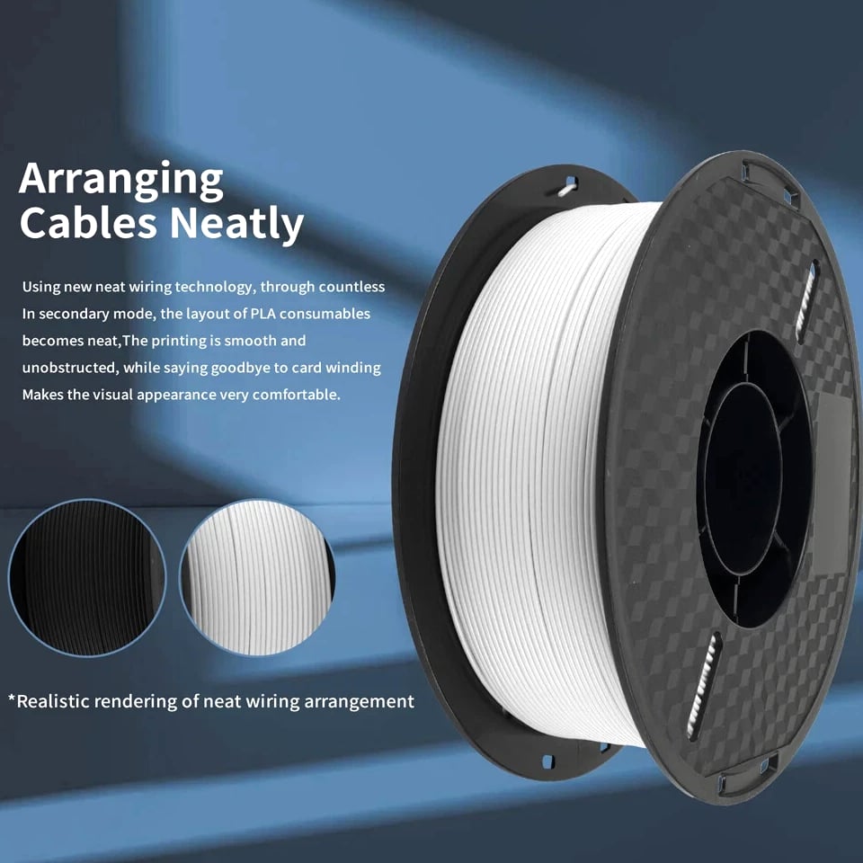5Roll PLA 3D Printer Filament 1.75mm High Speed Printinng Material for Bambu Lab
