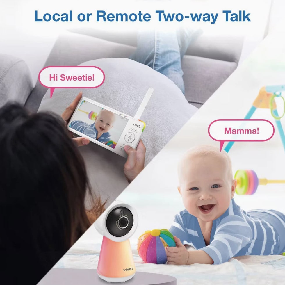 V-Tech 5.5" HD Smart Fixed Position Video Baby Monitor