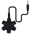 Onelinkmore 5-Jack 3.5mm Headphone Splitter Audio Adapter