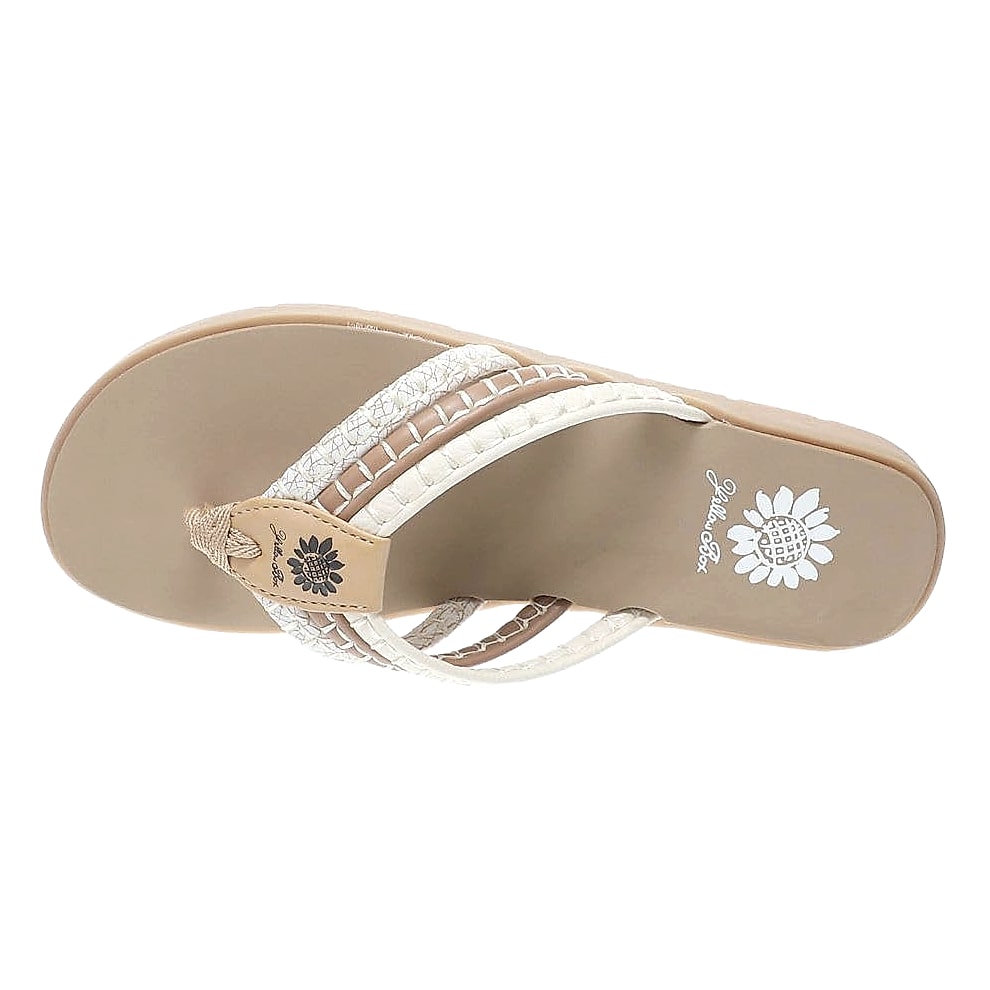 Yellow Box Dalia Women's Double Strap Toe Post Sandals