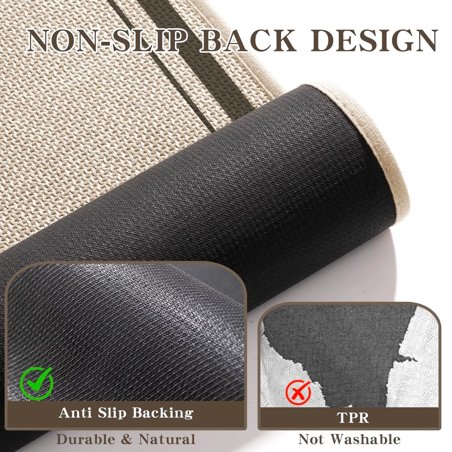 chakme Ultra Thin Non Slip Bathroom Rug 47x24 Quick Dry Absorbent Large Bath Mat