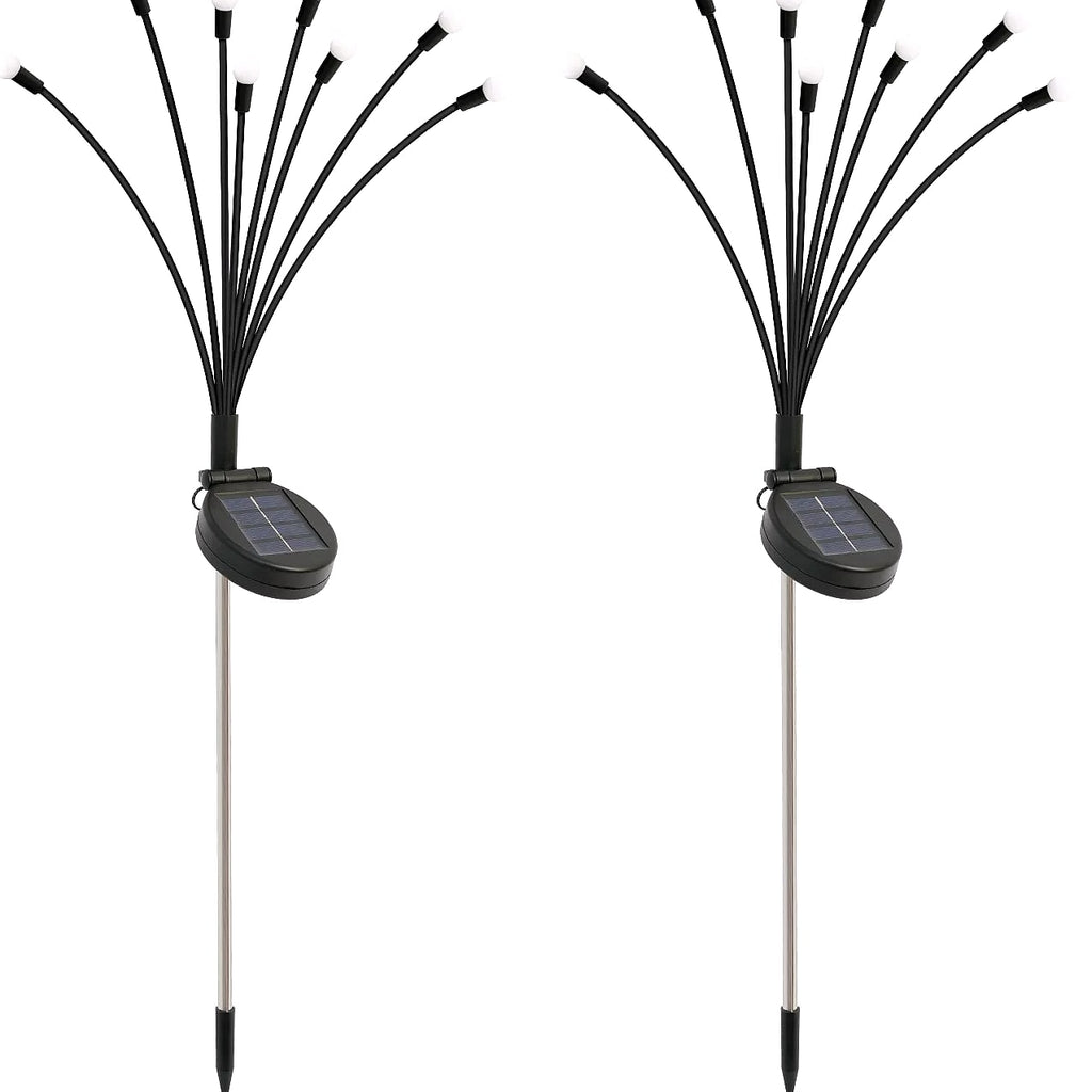 8-Head Solar Firefly Stake Lights, Outdoor Garden Decoration