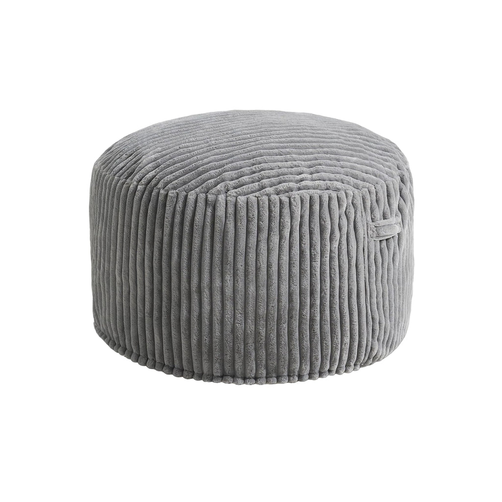 3ft Bean Bag Chairs for Adults, Large Beanbag Chair w/ Stripe Plush Cover Bi...