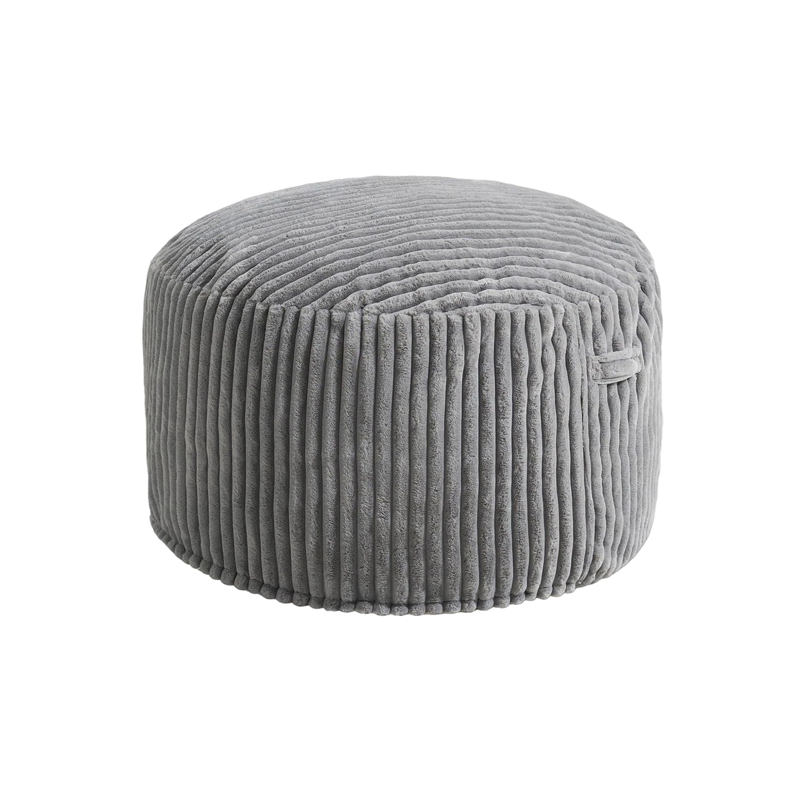3ft Bean Bag Chairs for Adults, Large Beanbag Chair w/ Stripe Plush Cover Bi...