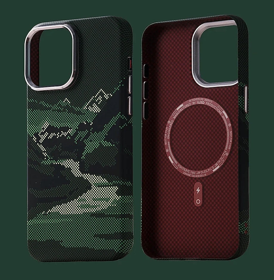 PPC Abstract Landscape MagSafe iPhone Case with Lens Shield