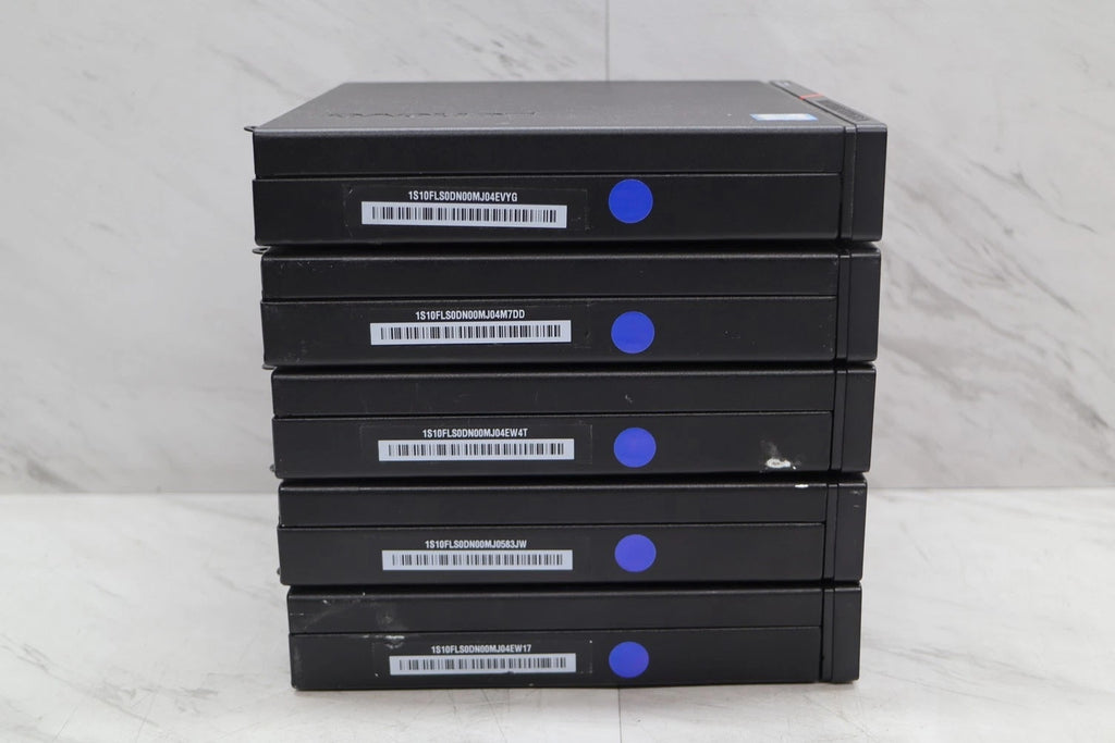 5 LOT Lenovo ThinkCentre M900 Mini PC Computer i5-6500T 2.50GHz 8GB with Power Adapter