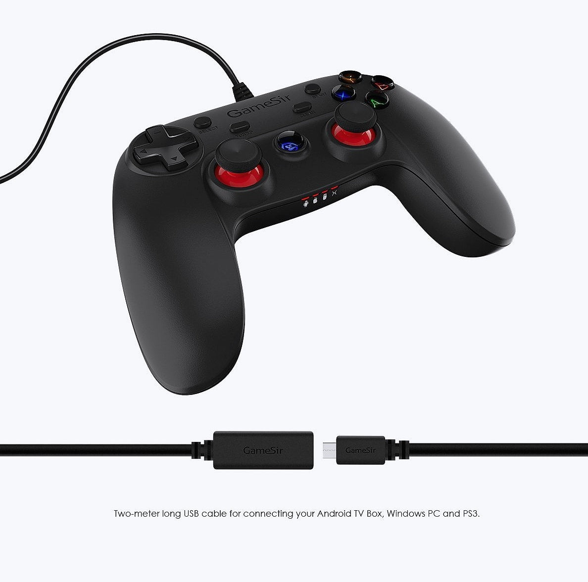 GameSir G3w Wired PC Controller for Windows and Android
