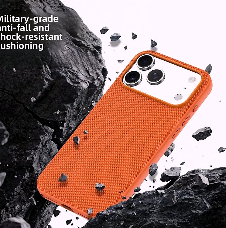 Techwoven Fabric Magnetic Phone Case for iPhone 15/16/17 Pro Max