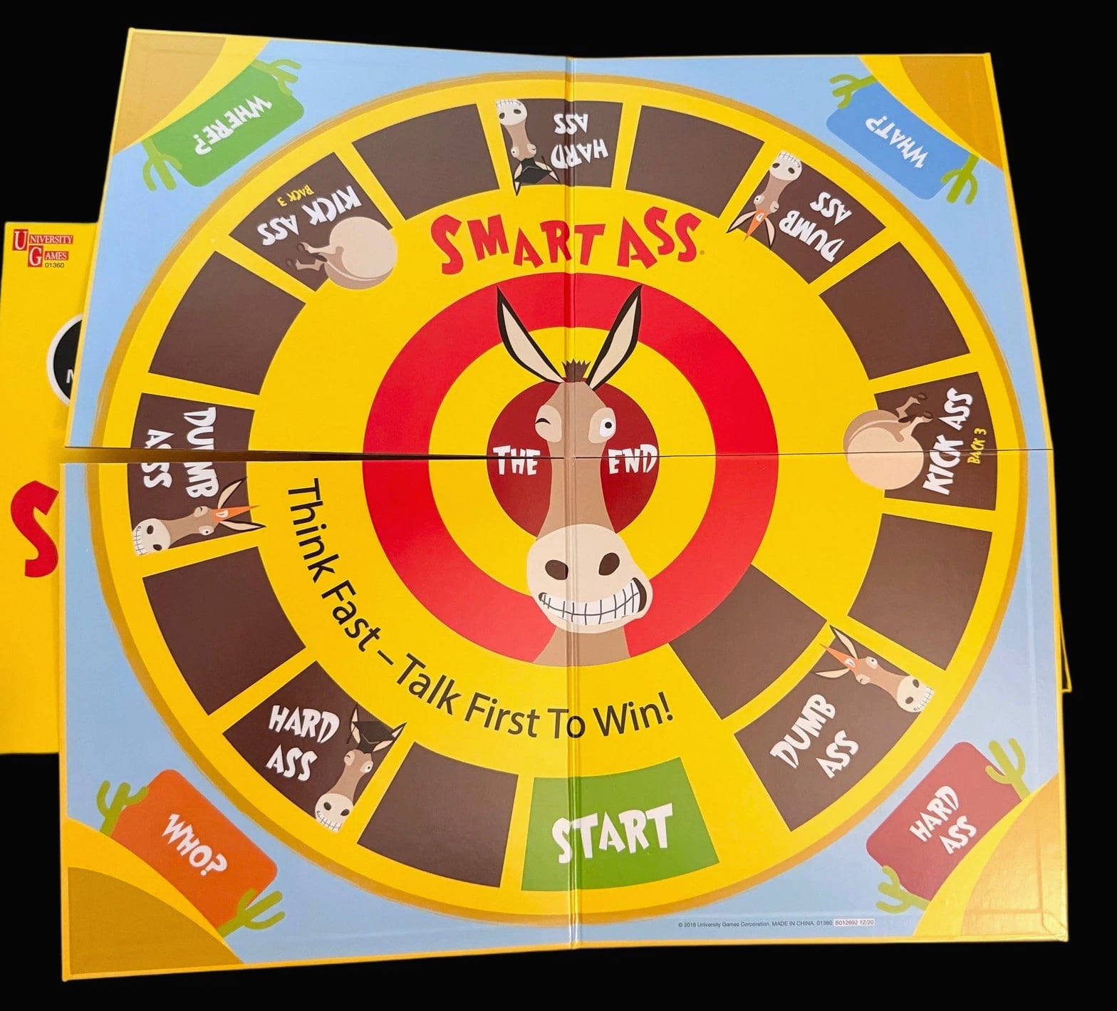 University Games Smart Ass The Ultimate Trivia Board Game for Families & Adults