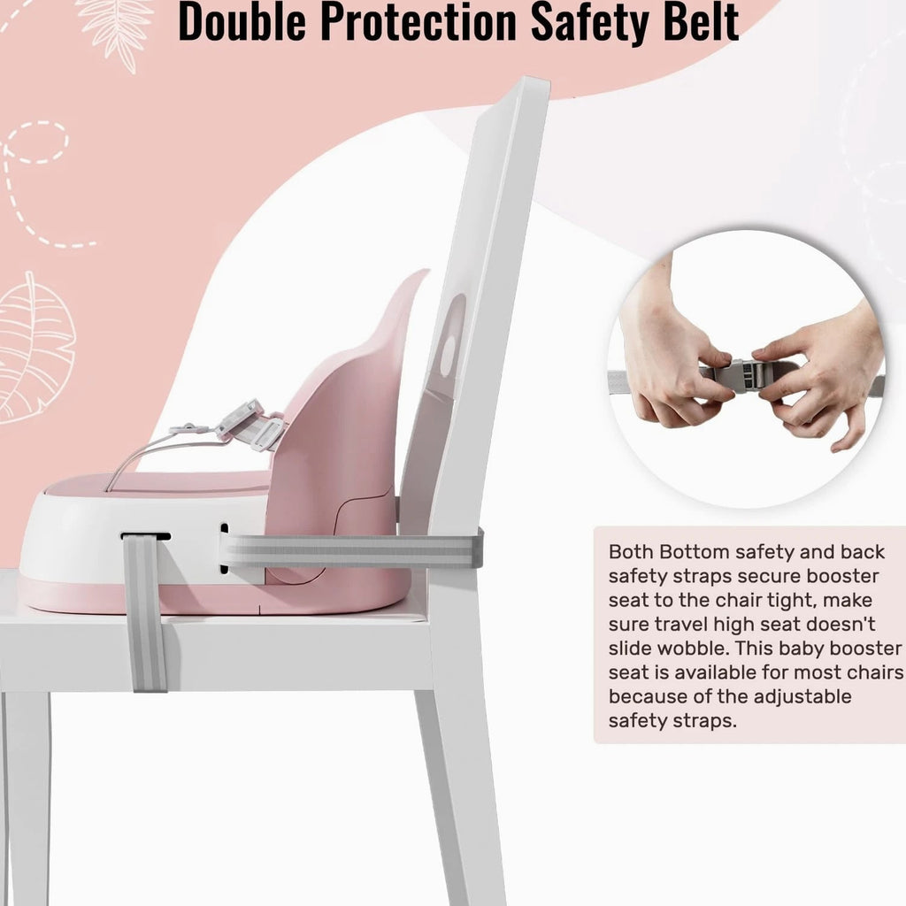 UBRAVOO Baby Booster Seats, Portable High Chairs for Babies and Toddlers, Hig...