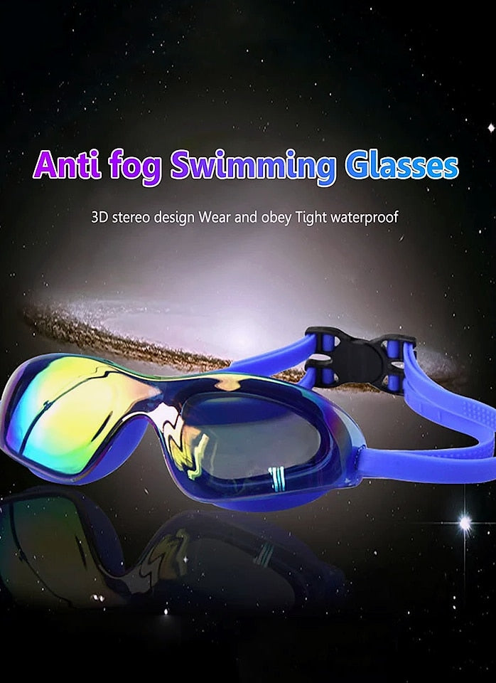 APWIKOGER Swimming Goggles Adjustable Anti-Fog Dive Glasses