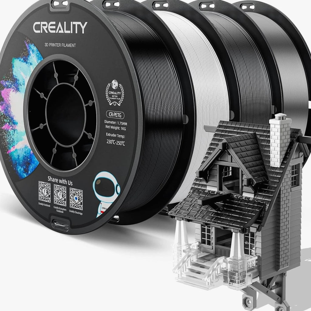 Creality 1.75mm PETG Filament 4KG High Precision, No Clogging, Eco-Friendly