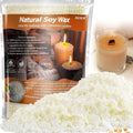 Soy Wax for Candle Making - Natural Soy Wax Flakes, DIY Scented Candles, Bulk