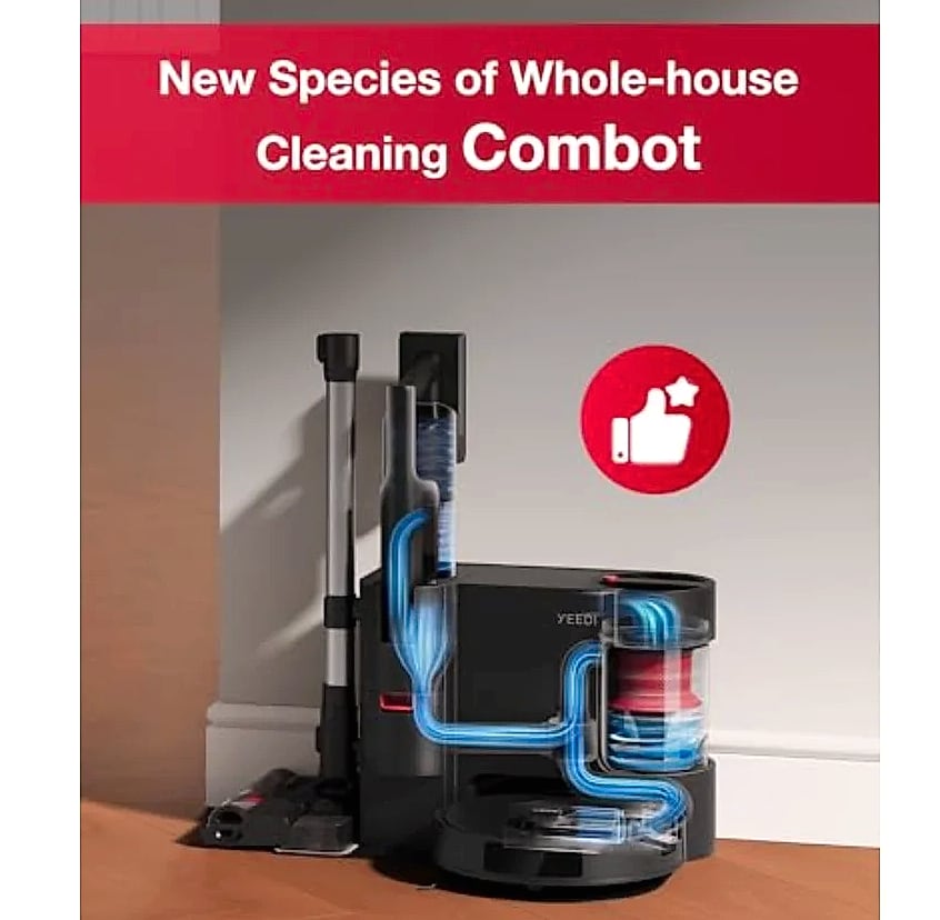 SHXI C12 Combo cordless stick vacuum with robot mopping