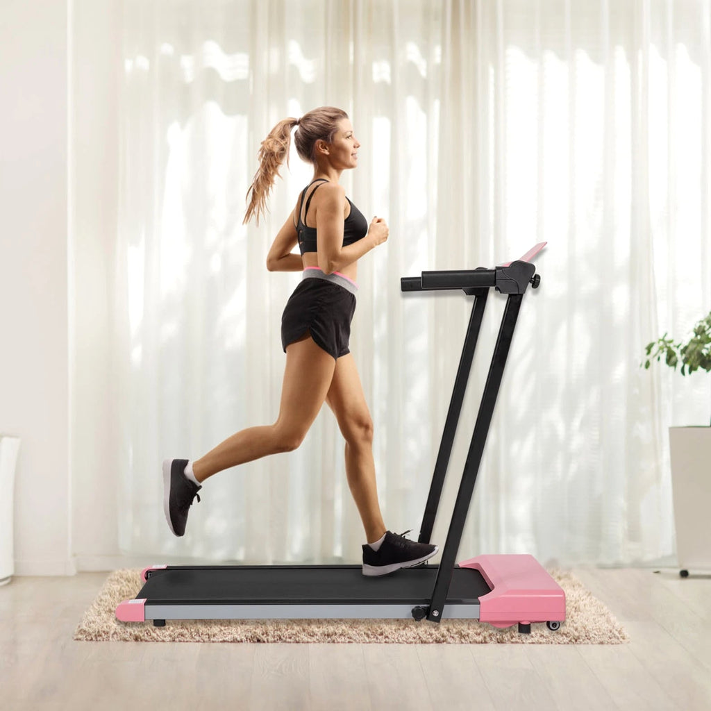 Treadmill with LED Screen Display Home Office Walking & Jogging Running Machine