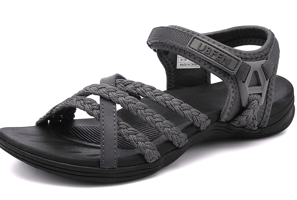 UBFEN Women's Hiking Sandals with Arch Support Water