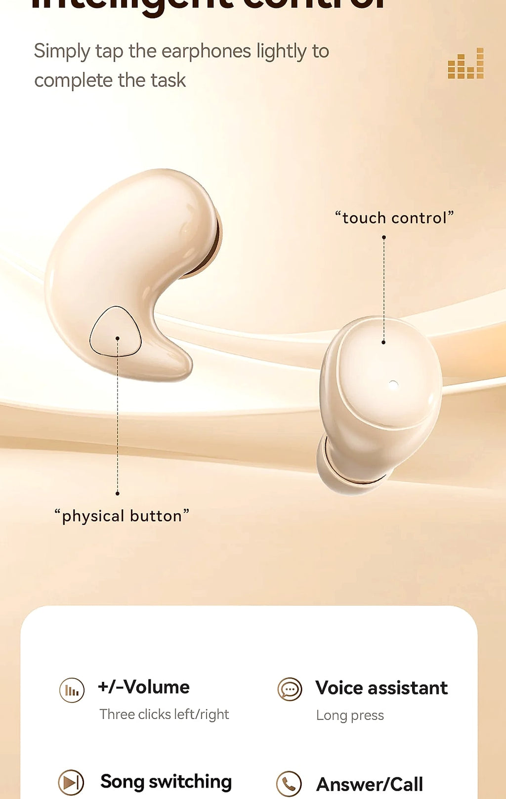 ESTG M126 Sleep Earbuds Bluetooth Headset Comfortable Wear