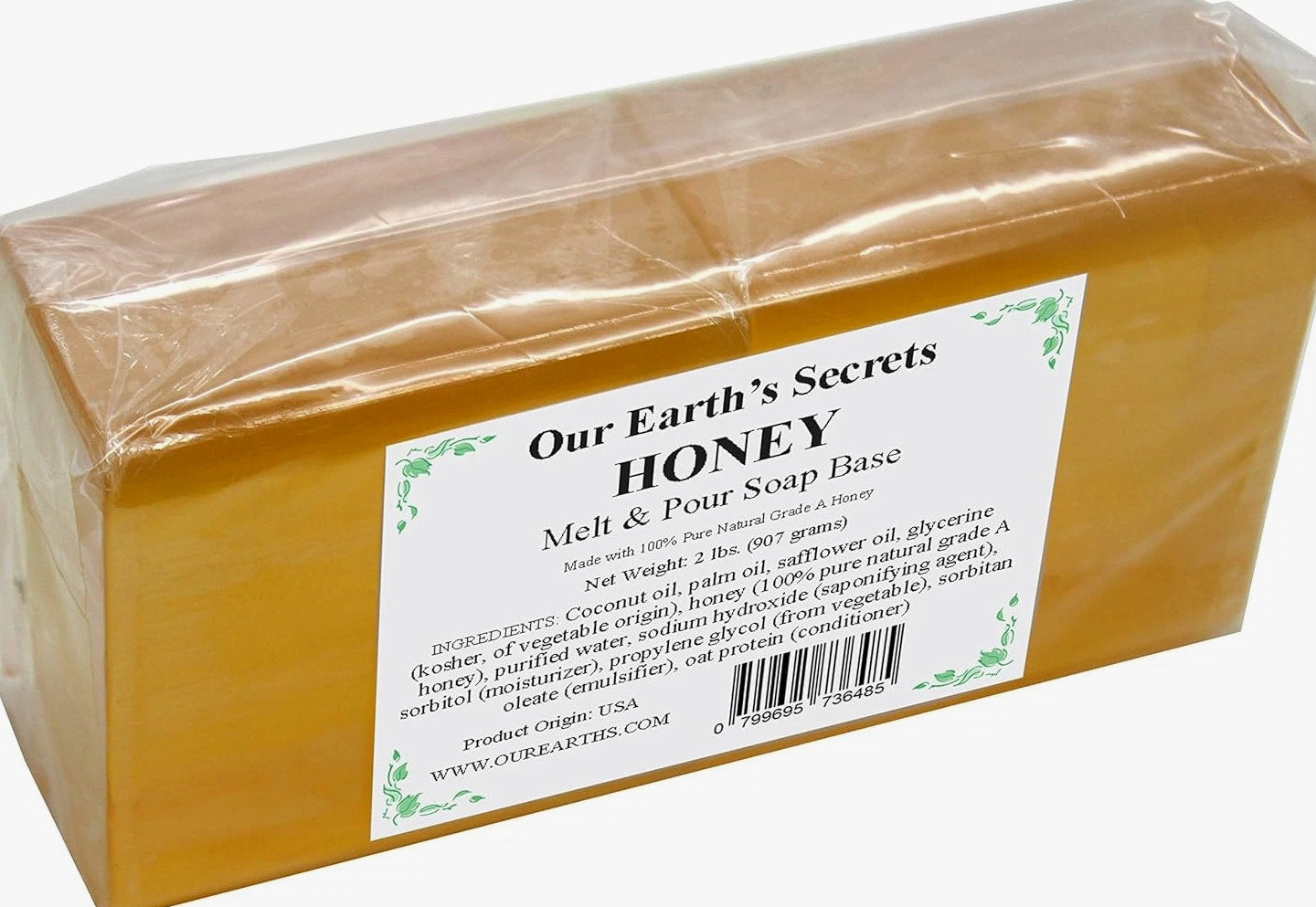 Honey - 2 Pound Melt and Pour Soap Base