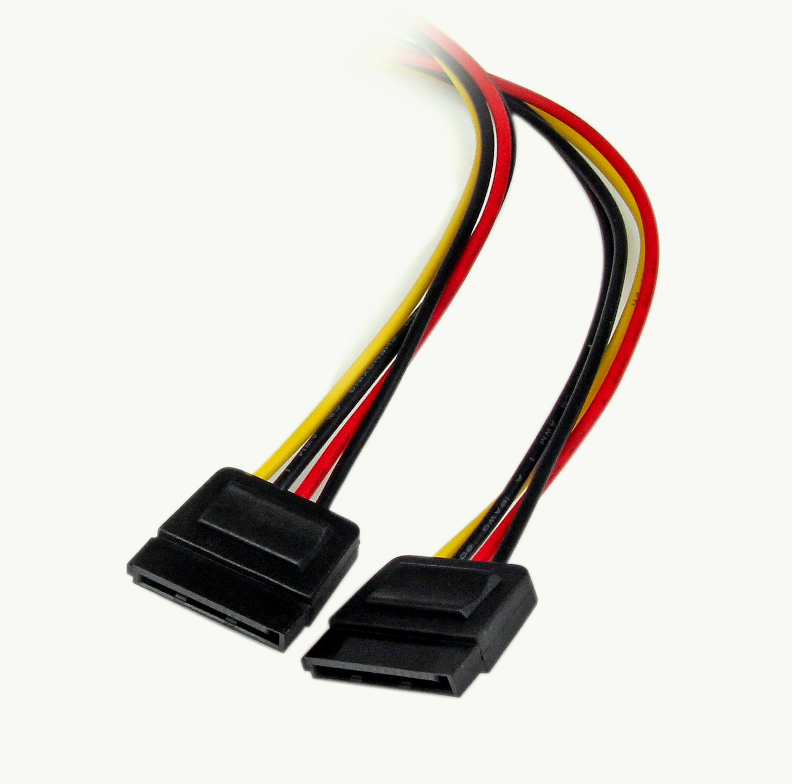 StarTech.com PYO2LP4SATA LP4 to Dual SATA Power Cable