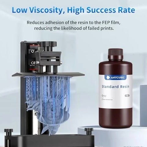 High Precision 3D Printer Resin 405nm SLA UV-Curing Fast Curing Fluidity 2kg