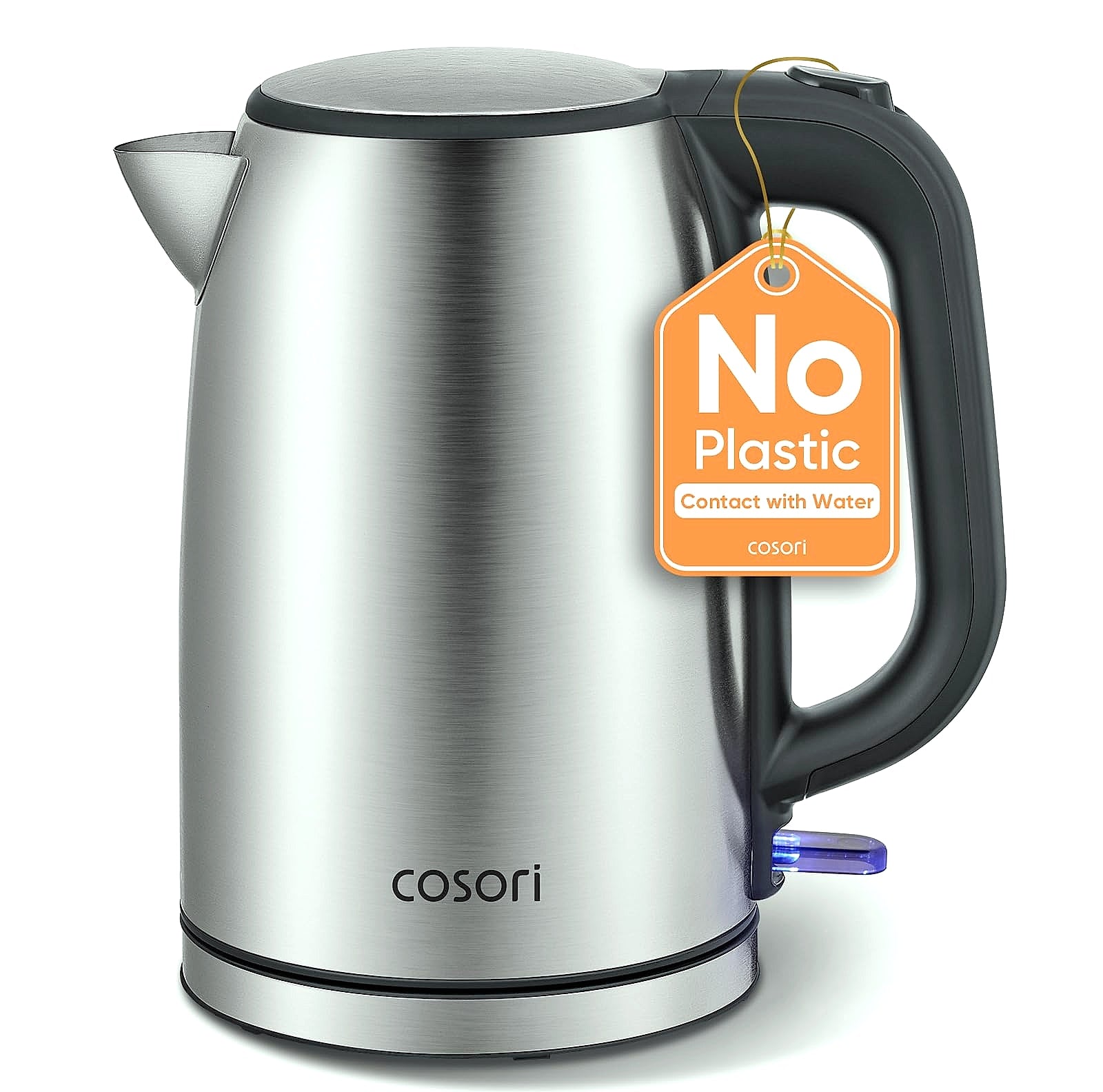 Cosori 1.7L Electric Kettle, Stainless Steel, 1500W Fast Boil