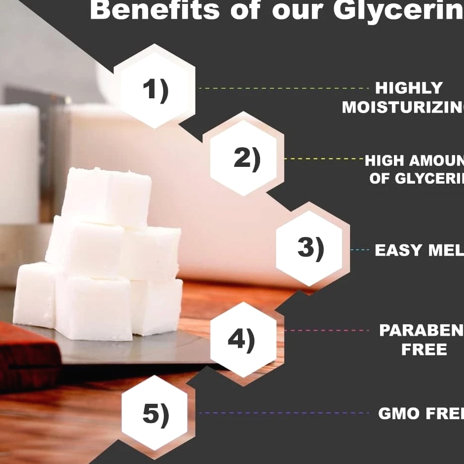 White Soap Base - Moisturizing Melt & Pour Glycerin Base for Soap Crafting
