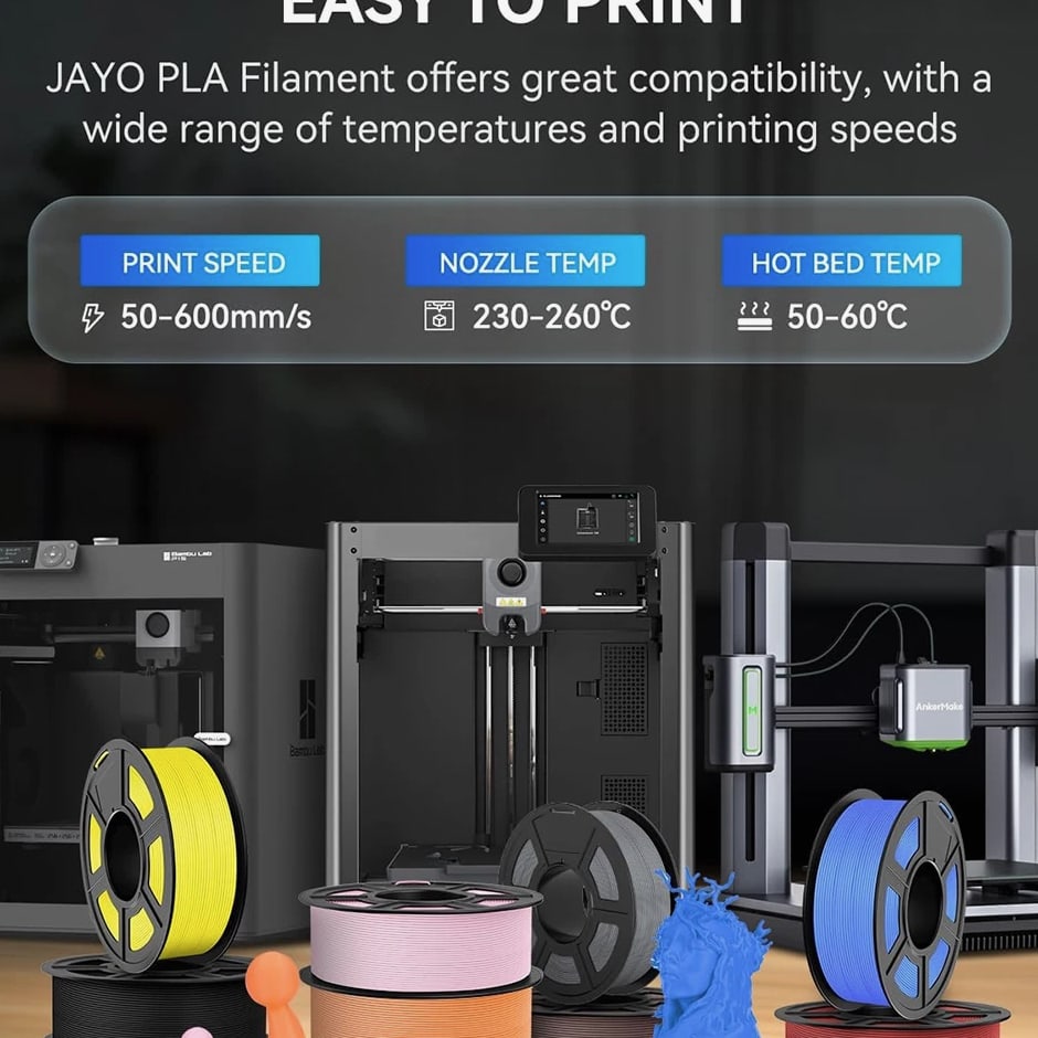 【Buy 5 Pay 3】JAYO PLA Classic 1.1KG/SET 1.75mm High-Speed 3D Printer Filament