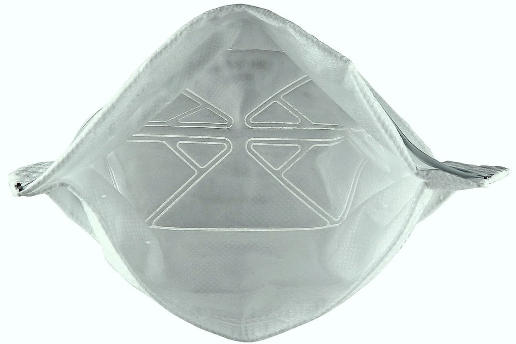 3M N95 Disposable Respirator, VFlex Particulate Respirator 9105, Pack of 50, Standard Size, NIOSH Approved, For Sweeping, Sanding, Grinding, Sawing, Bagging, Dust