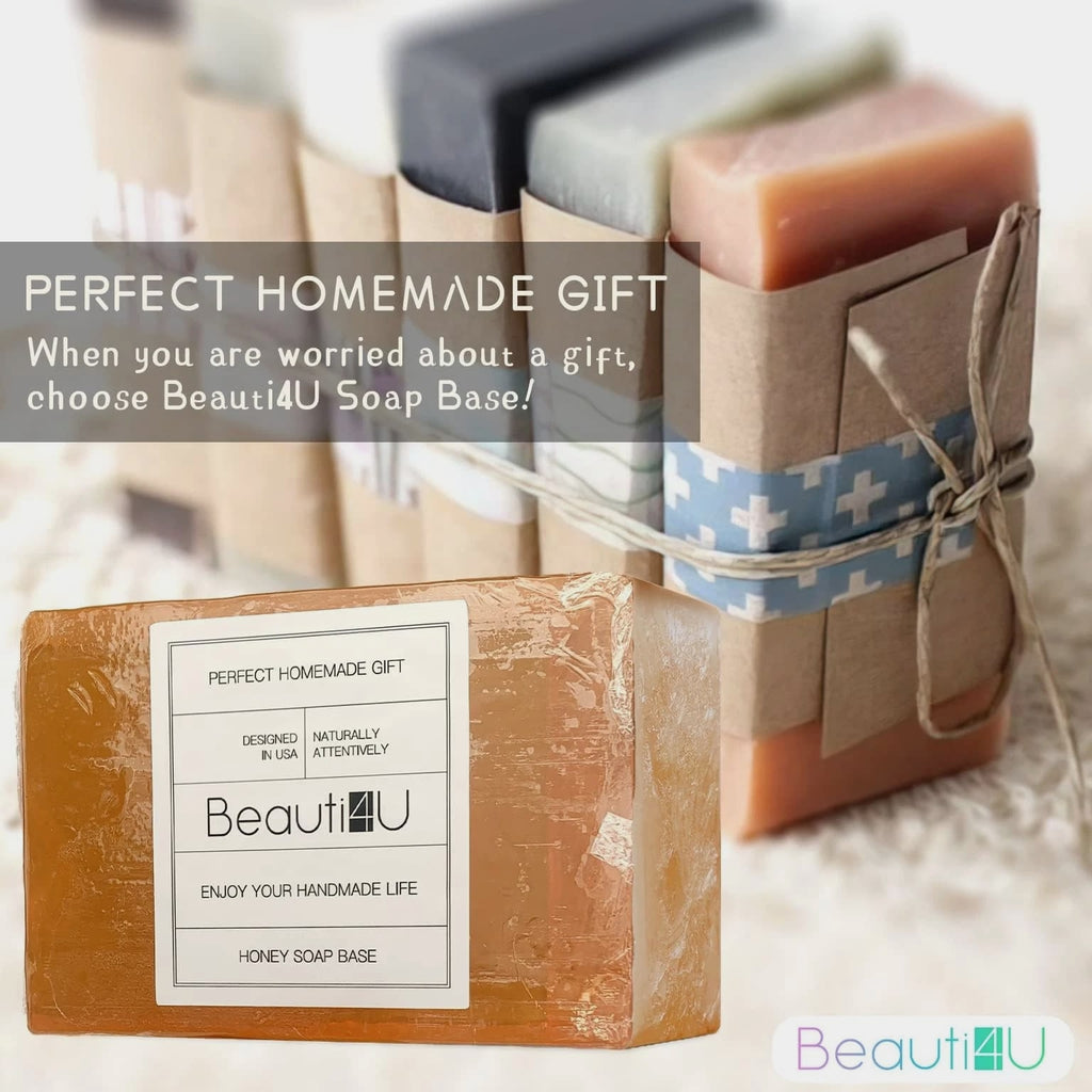 2 LB Honey Soap Base - Soap Making Supplies - Melt and Pour Soap Base