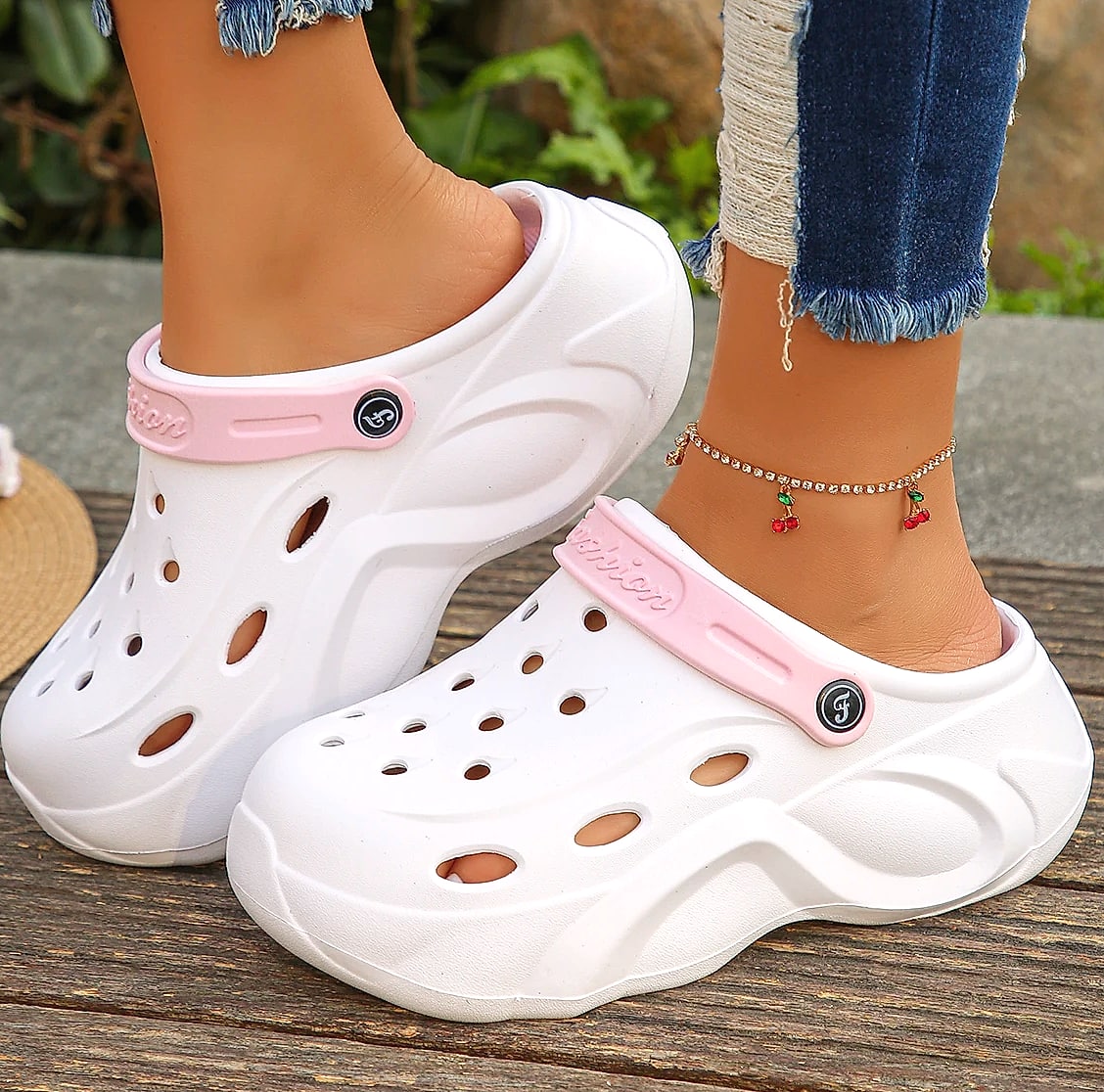 Women's Chunky Platform Sandals with Thick EVA Sole
