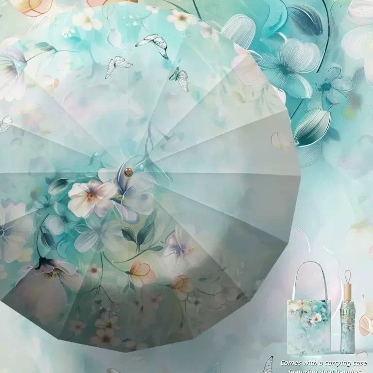 Wind-Resistant,UV-Protective Umbrella Perfect for Both Sunny and Rainy Days
