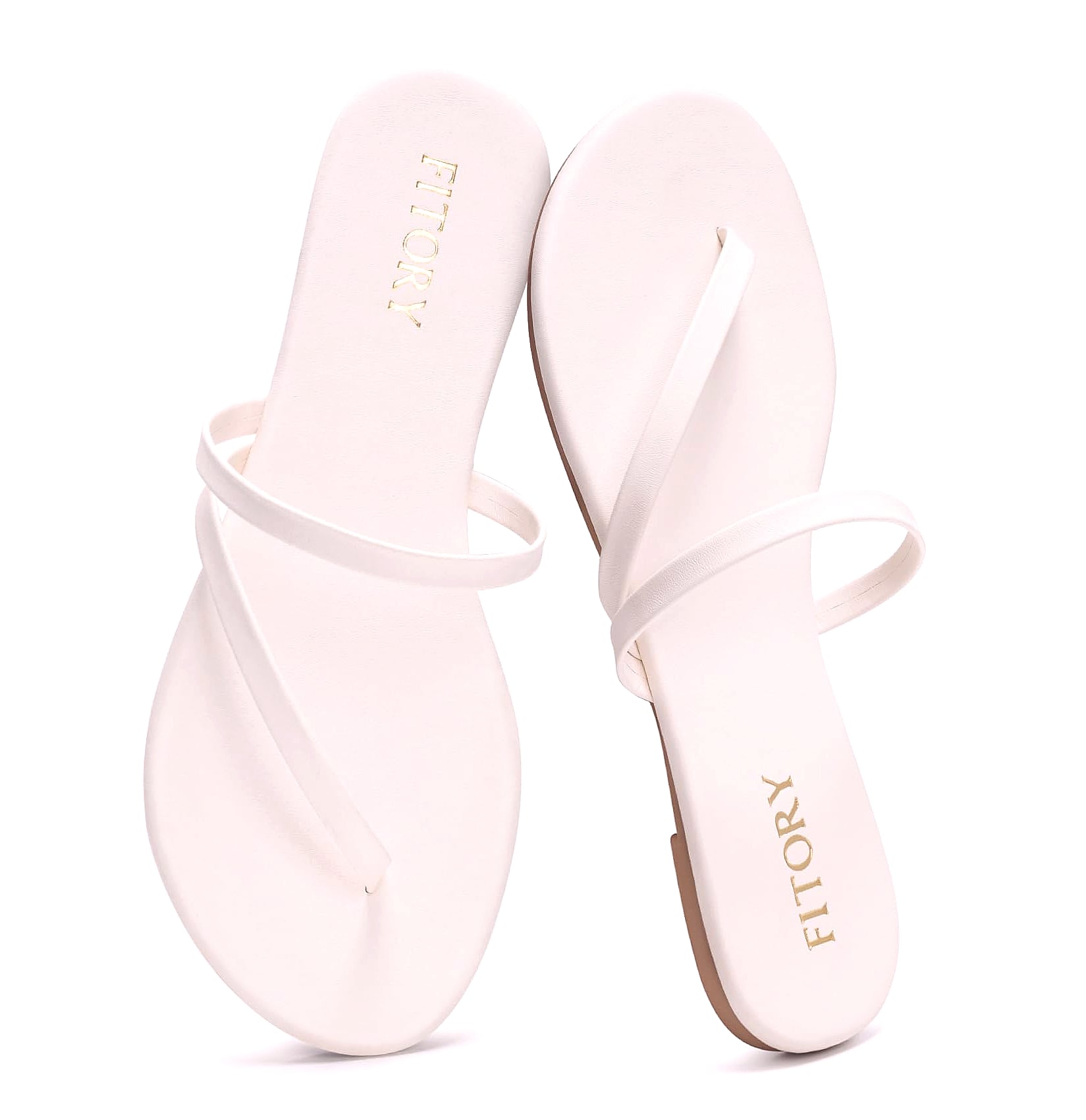 FITORY Women's Flip Flops Strappy Open Toe Sandals