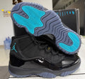 Jordan 11 Retro Gamma Blue Black 2025 Men's High Top Basketball Shoes