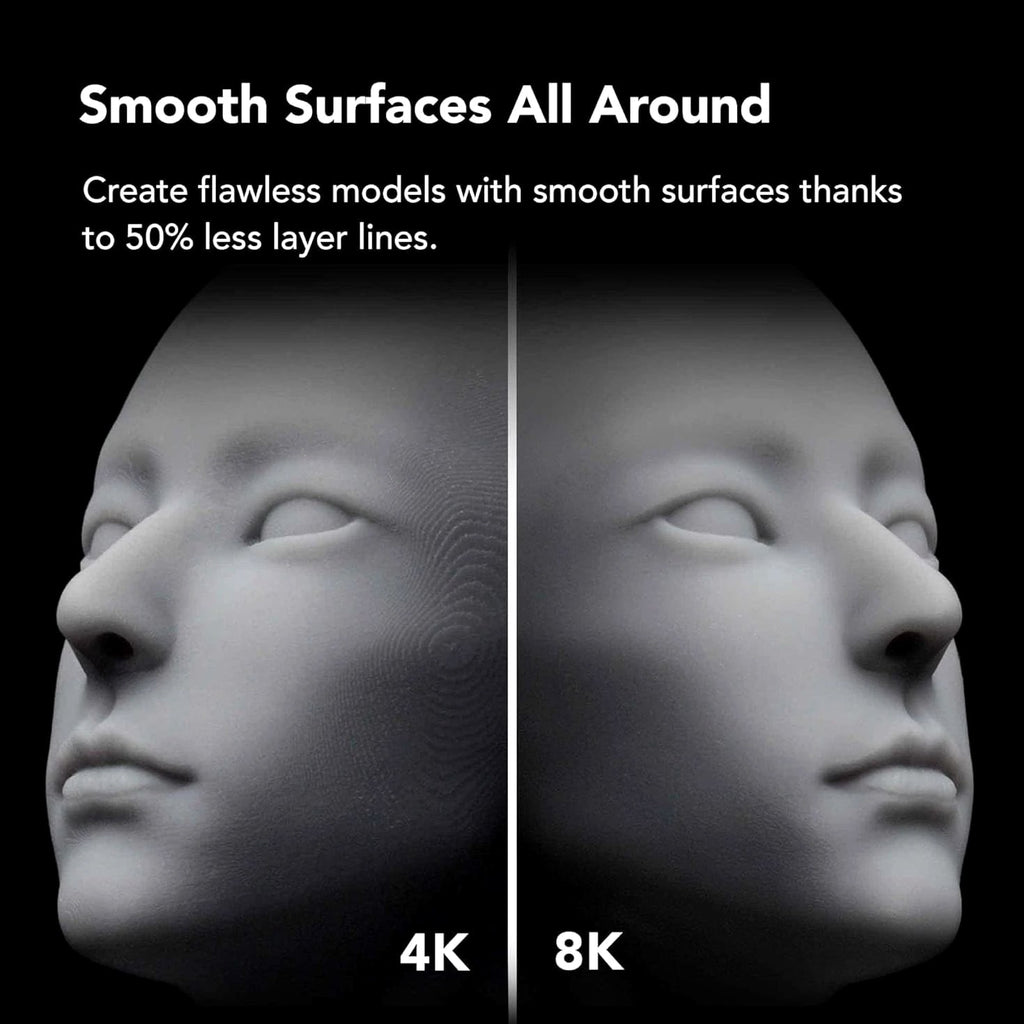 Phrozen Sonic Mini 8K S LCD Resin 3D Printer - 7.1" Monochrome LCD Tabletop